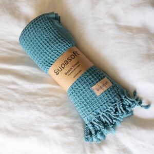 Supasoft Waffle Turkish Beach Towel | Lightweight Cotton Spa Towel | New